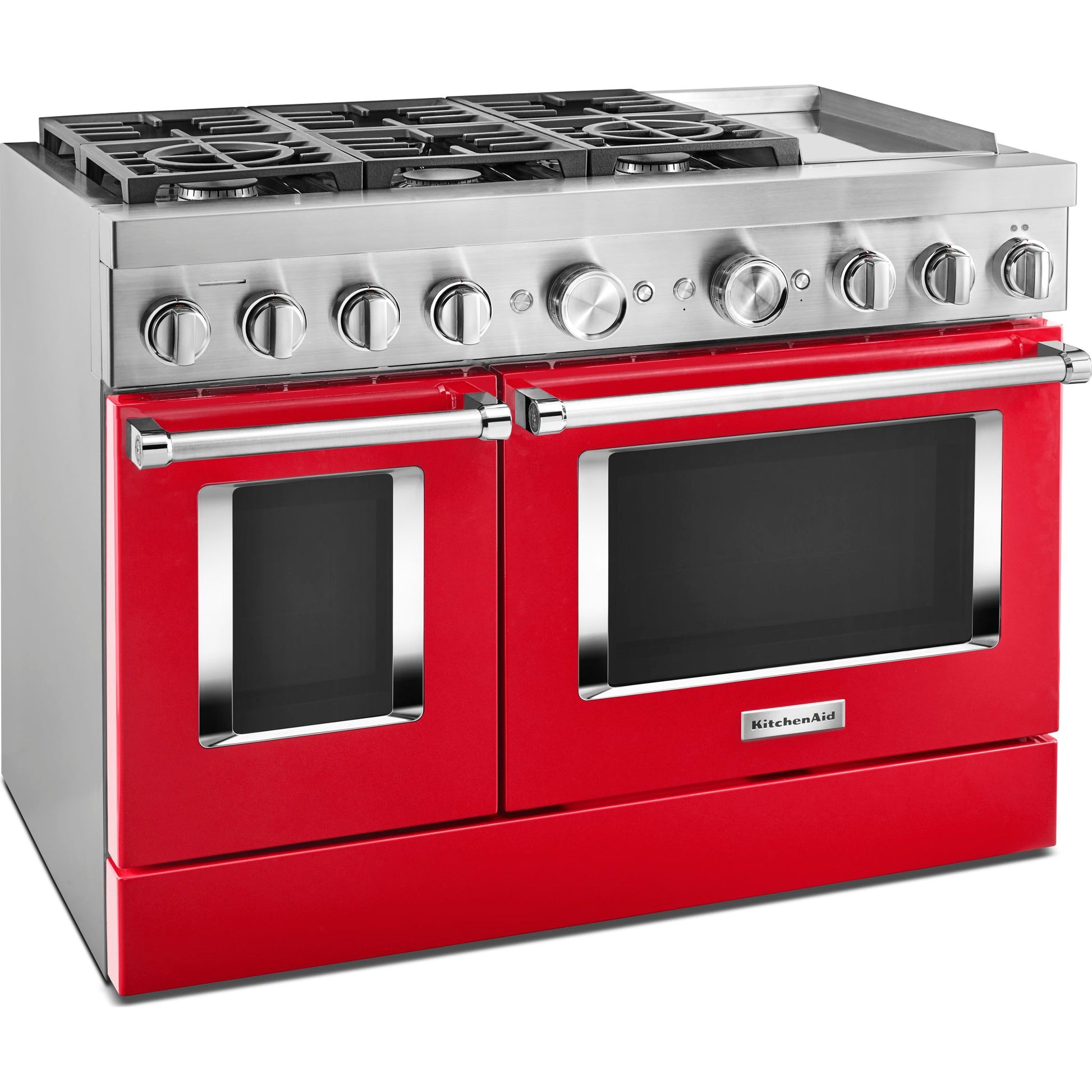 KitchenAid Dual Fuel Range (KFDC558JPA) - Passion Red