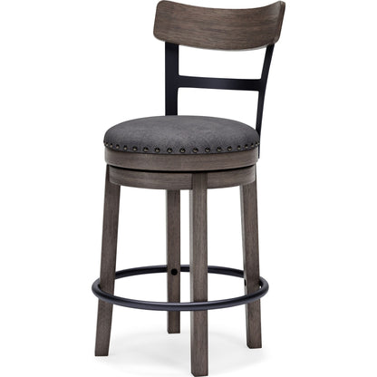 Caitbrook Bar Stool - Gray - (D388-224)