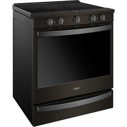 Whirlpool Front Control Range (YWEE750H0HV) - Black Stainless