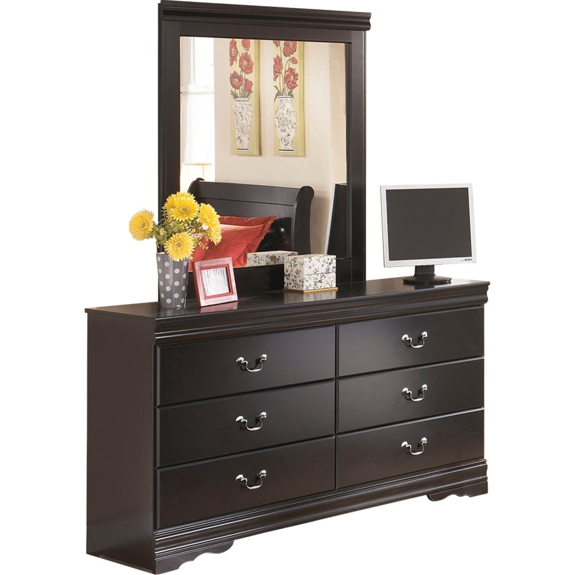 Huey Vineyard 7 Piece Bedroom Package - Black