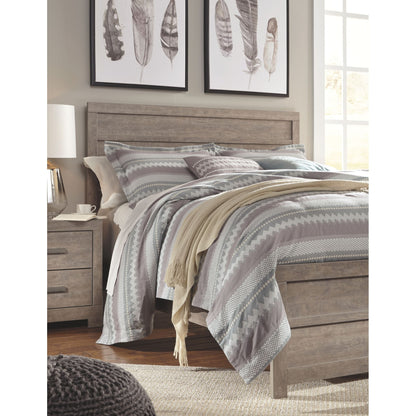 Altyra 3 Piece Panel Bed - Grey