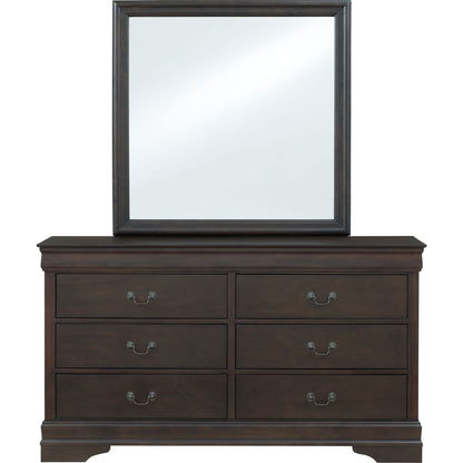 Leewarden Dresser and Mirror - Dark Brown