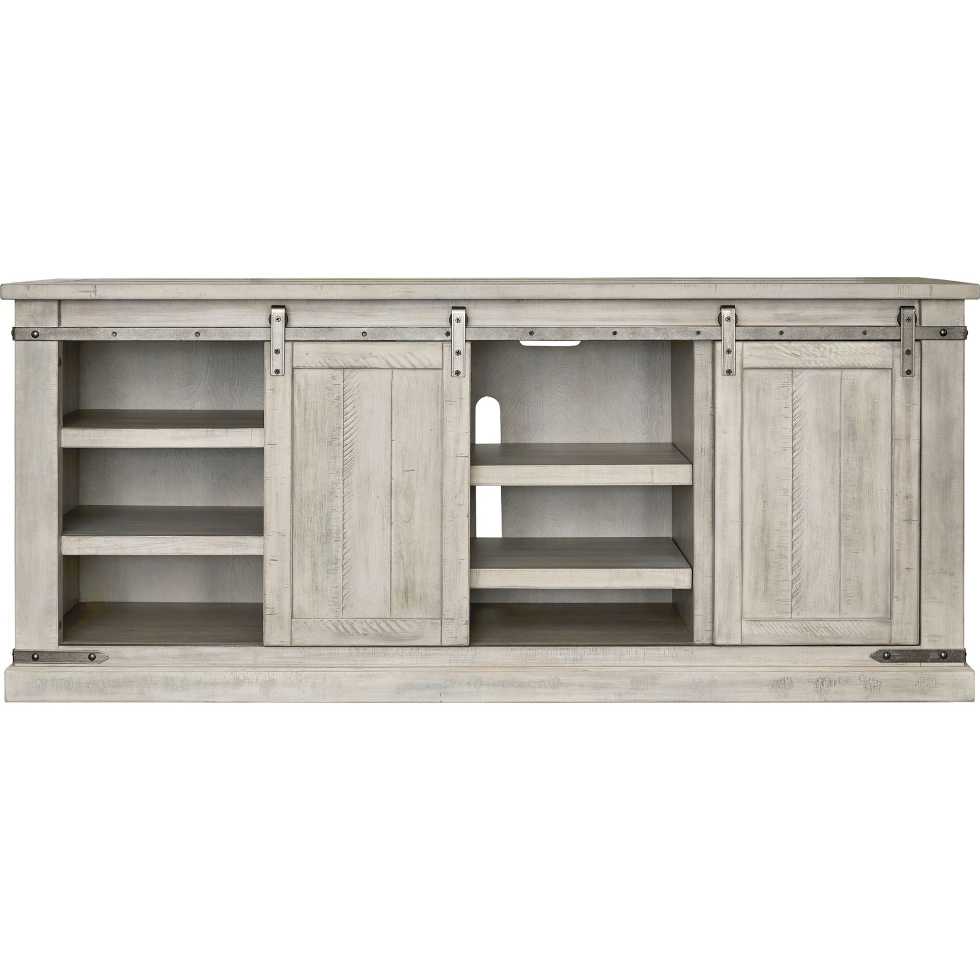 Carynhurst Extra Large TV Stand - Whitewash