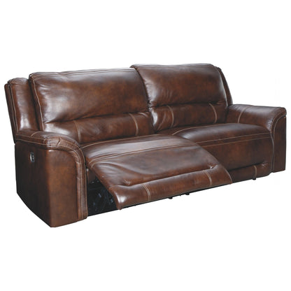 Catanzaro Power Reclining Sofa - Mahogany