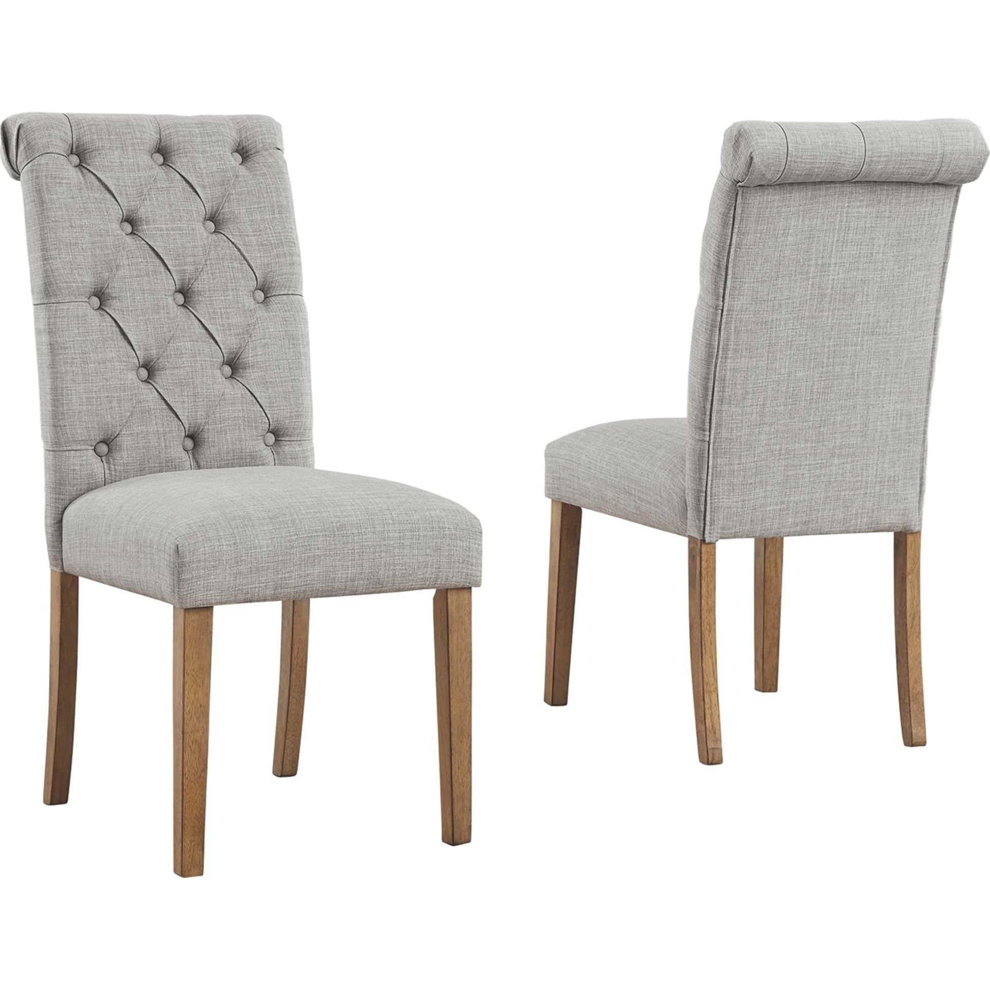 Harvina Upholstered Side Chair - Light Gray - (D324-02)
