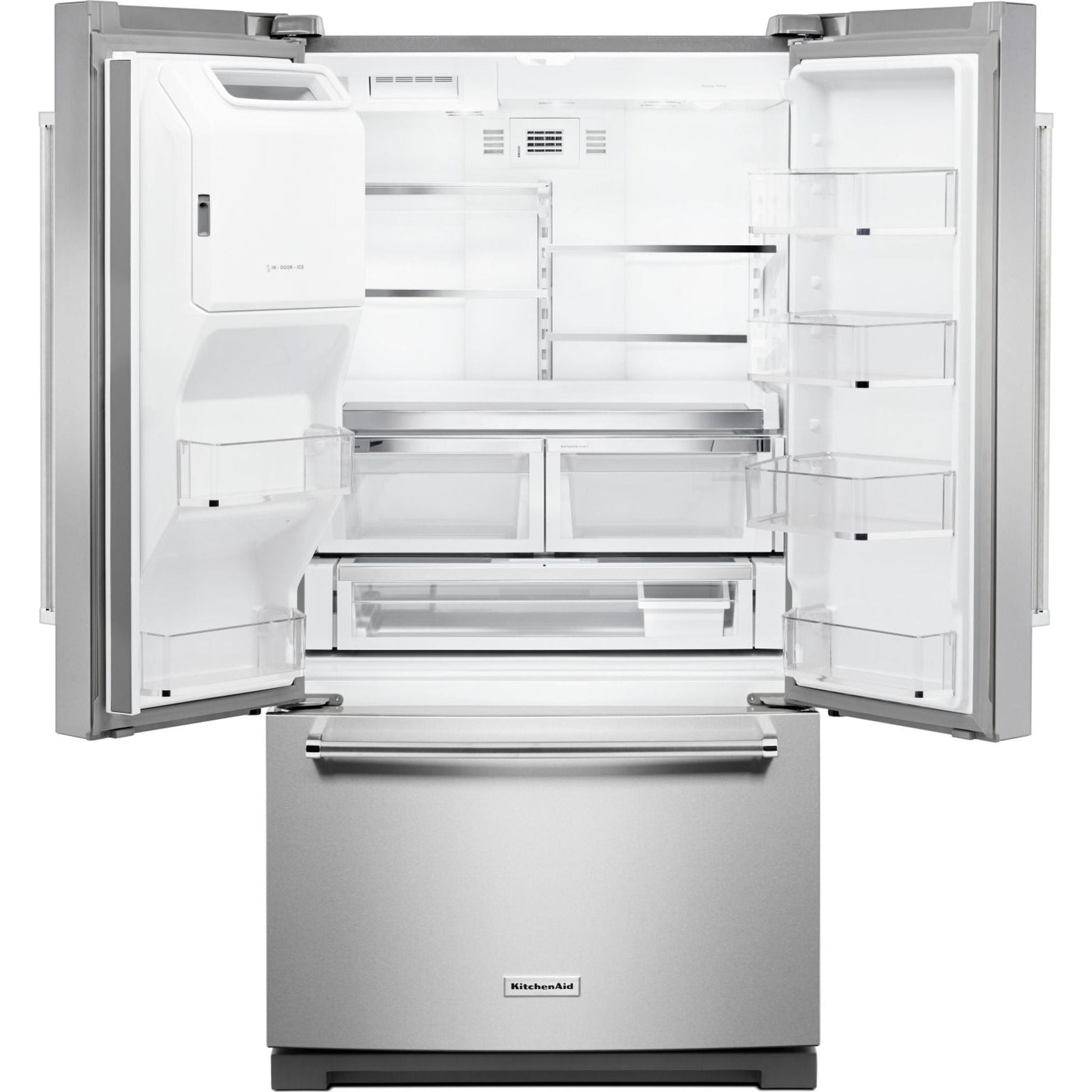 KitchenAid French Door Fridge (KRFF507HPS) - Stainless Steel