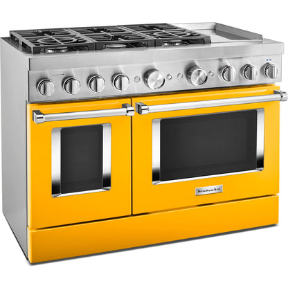 KitchenAid Dual Fuel Range (KFDC558JYP) - Yellow Pepper