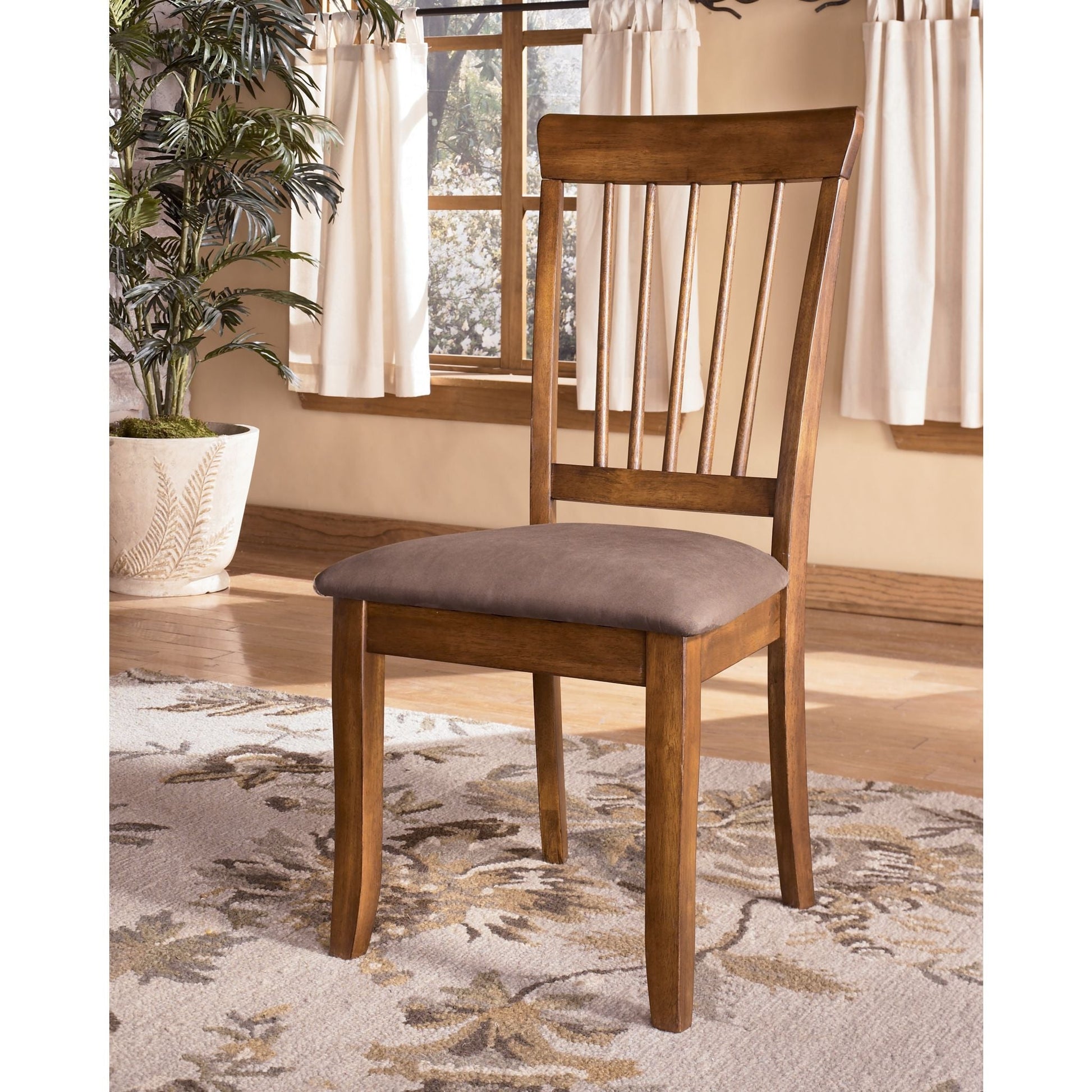 Berringer Side Chair - Rustic Brown - (D199-01)