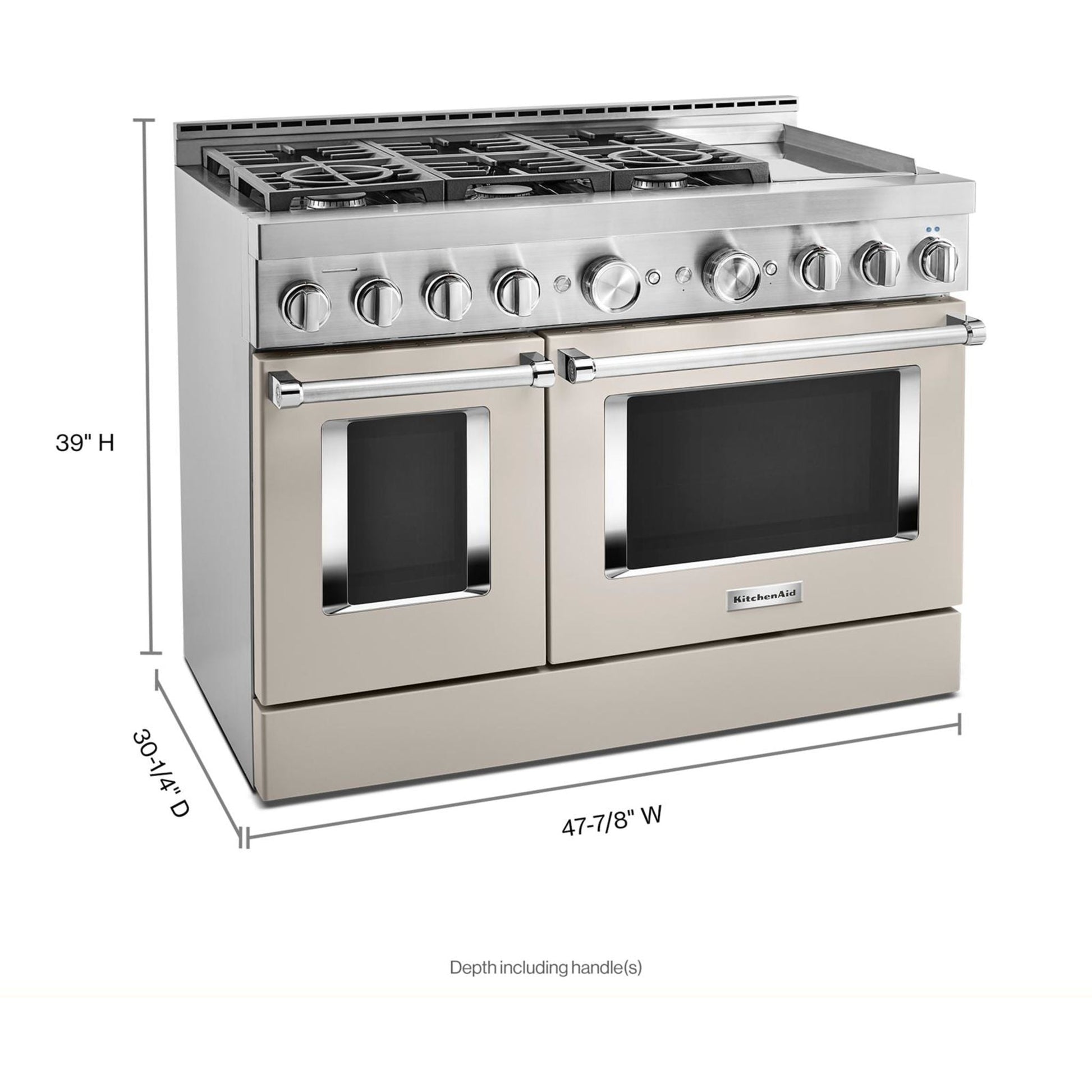 KitchenAid Gas Range (KFGC558JMH) - Milkshake