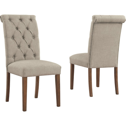 Harvina Upholstered Side Chair - Beige - (D324-03)
