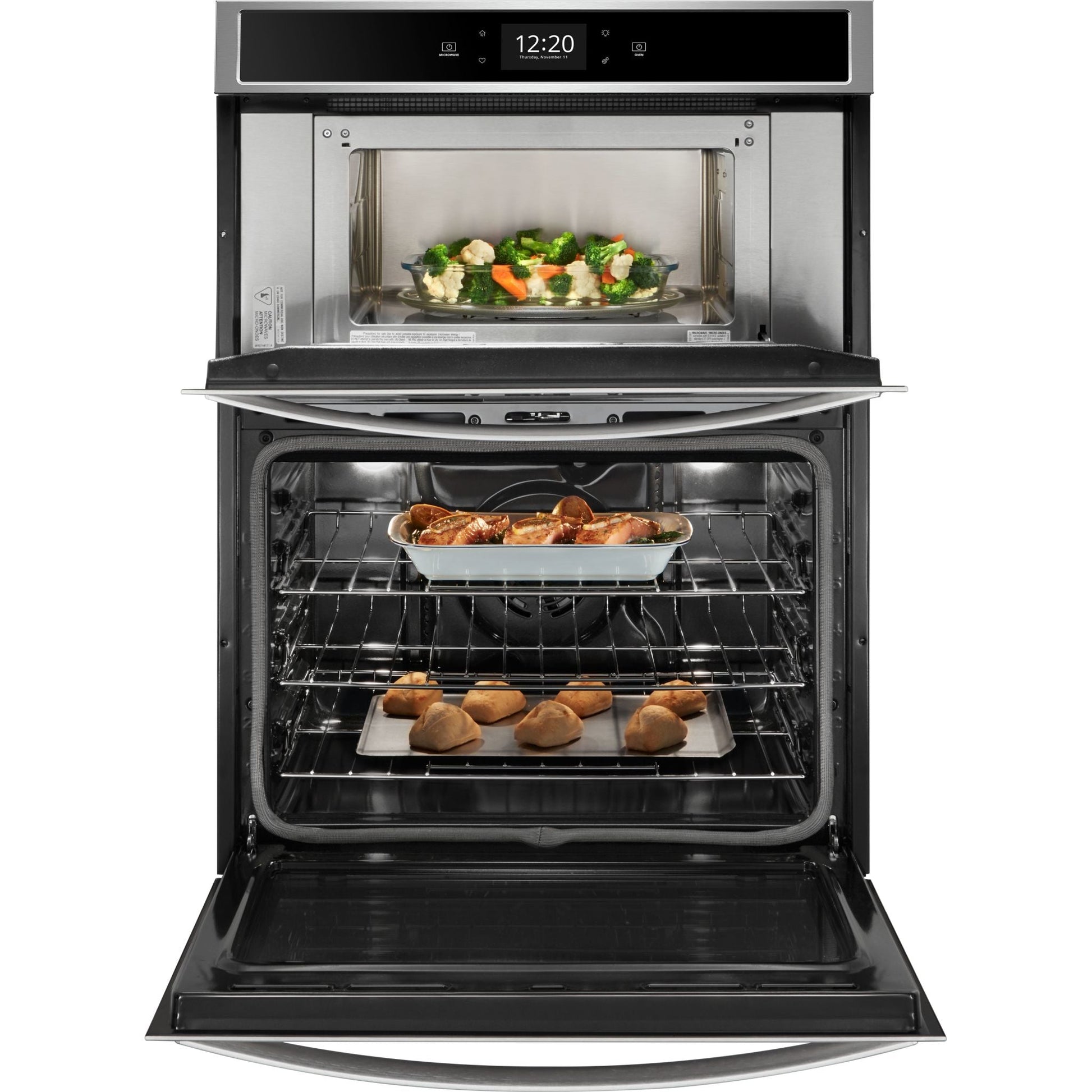 Whirlpool 30" Microwave/Wall Oven (WOC75EC0HS) - Stainless Steel
