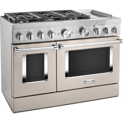 KitchenAid Dual Fuel Range (KFDC558JMH) - Milkshake