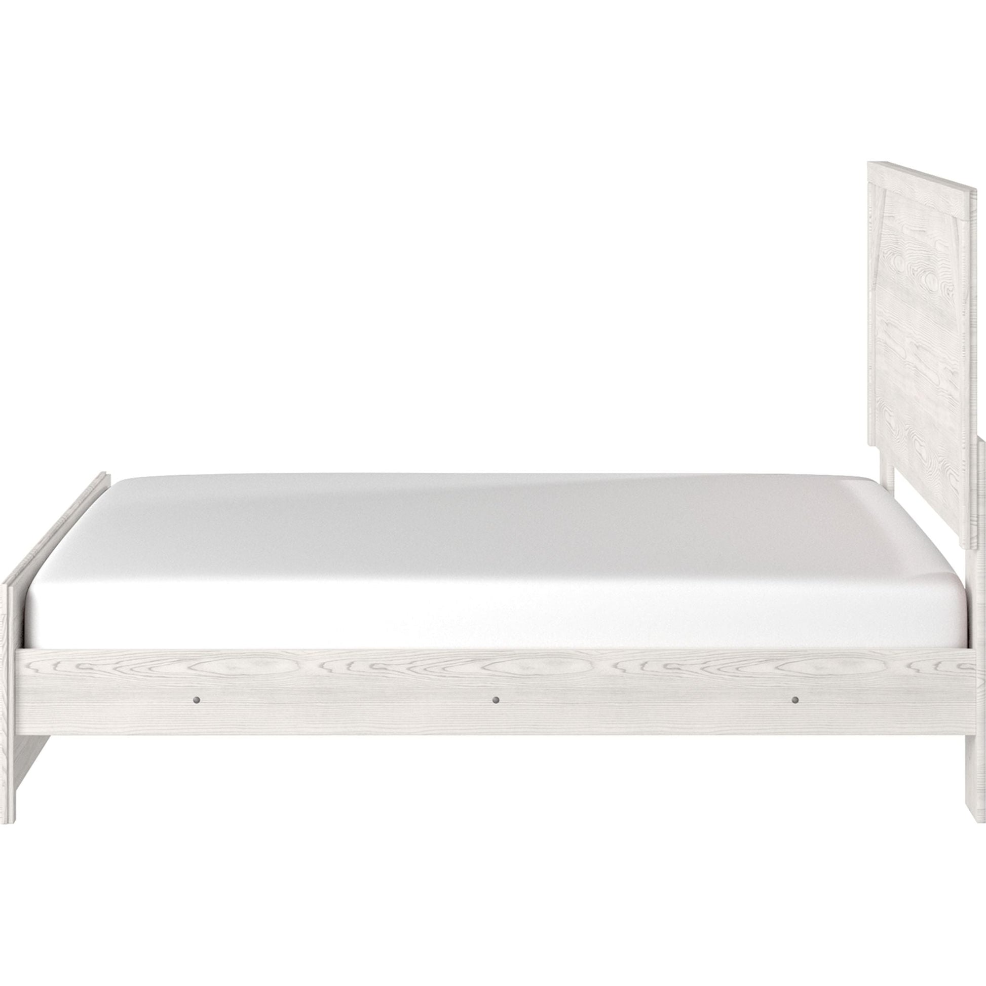 Gerridan 3 Piece King Panel Bed - White/Gray