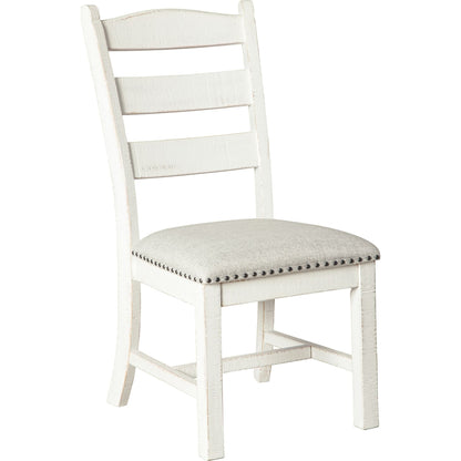Valebeck 9 Piece Dining Room - White/Brown - (PKG002021)