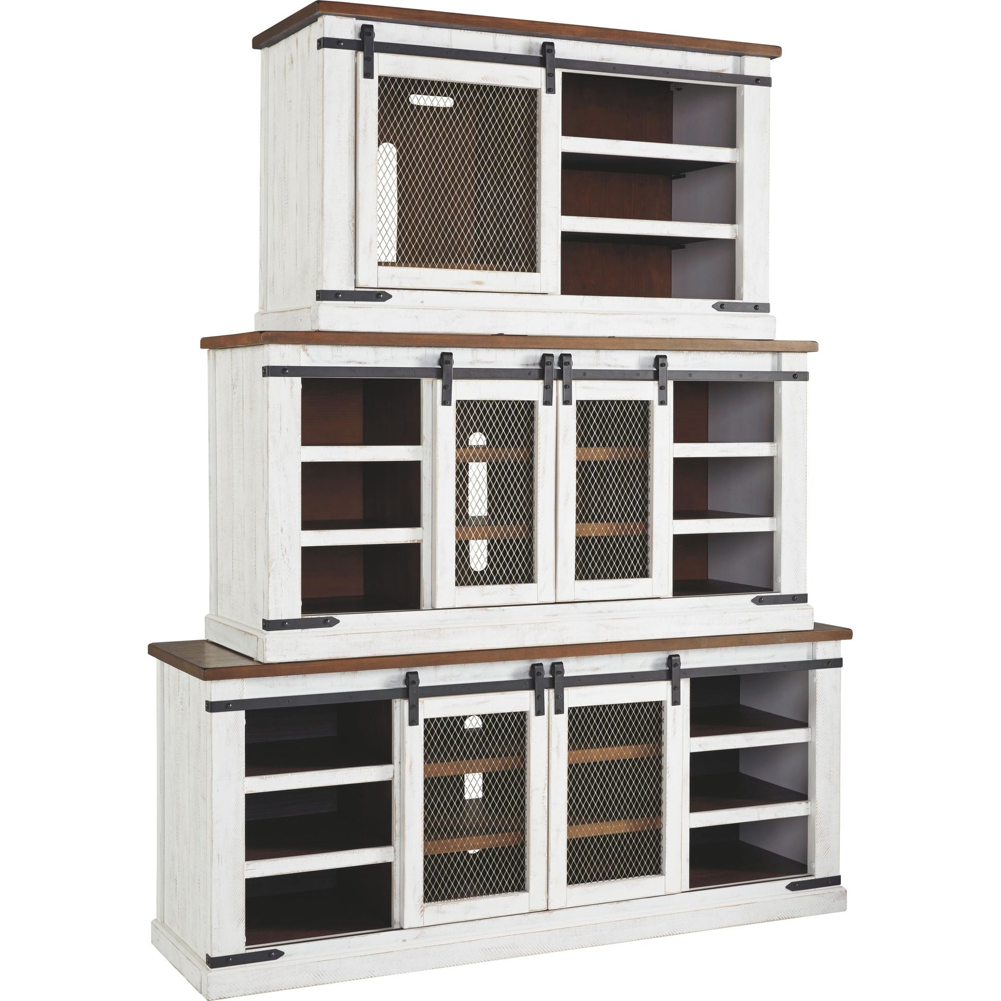 Wystfield TV Stand - White/Brown