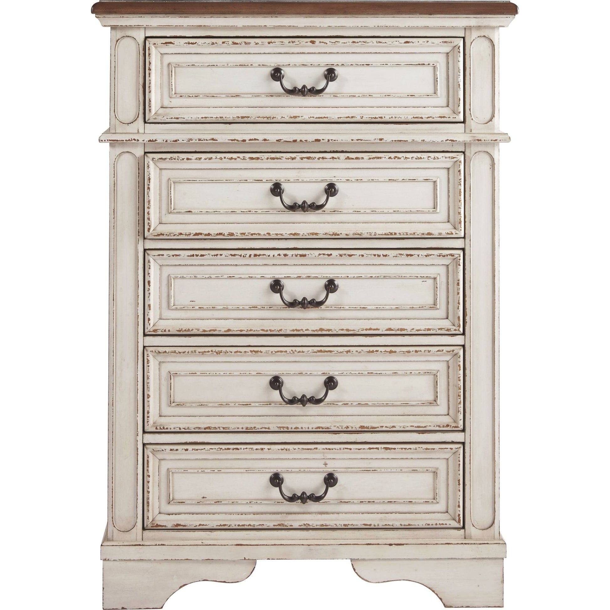 Realyn Chest - Chipped White