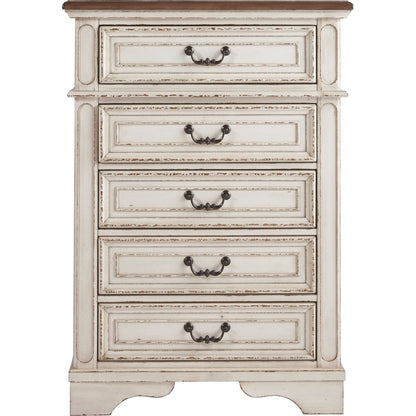 Realyn Chest - Chipped White