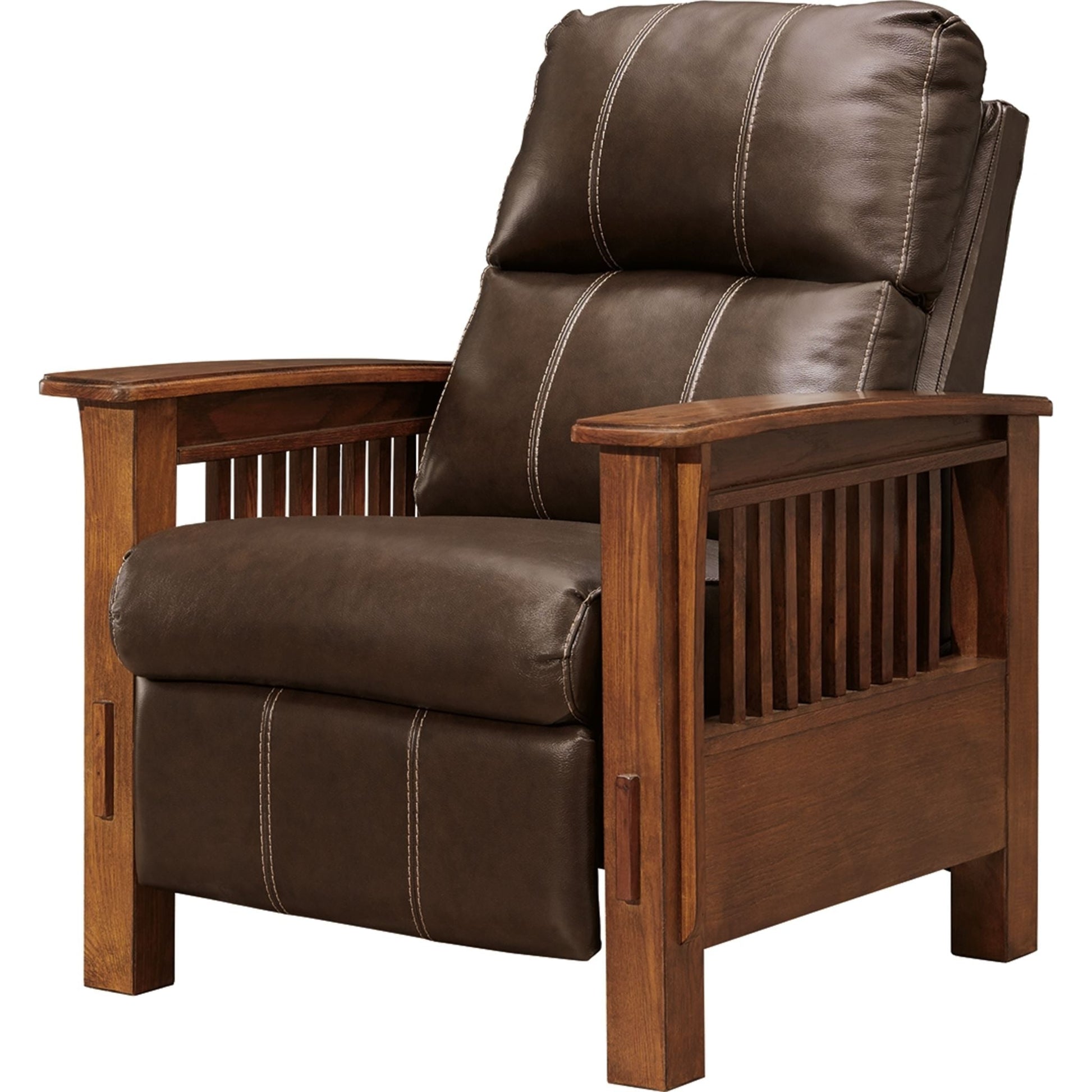 Cowlitz High Leg Recliner - Chocolate
