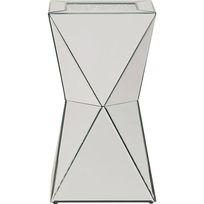 Gillrock Accent Table - Mirror/Silver Finish