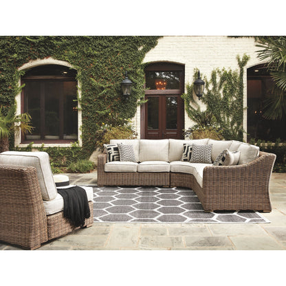 Outdoor Beachcroft Collection 5 Piece Package Beige