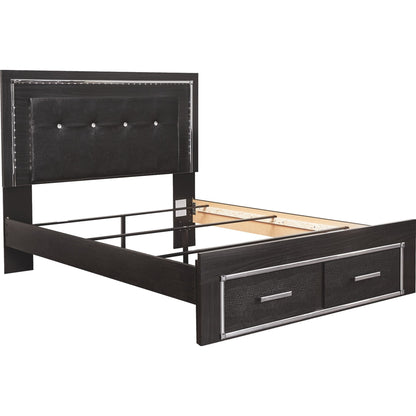 Kaydell 3 Piece Queen Bed - Black