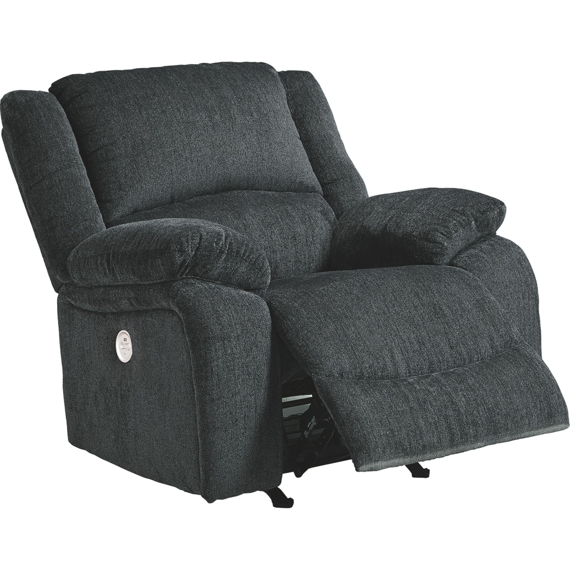 Draycoll Power Rocker Recliner - Slate