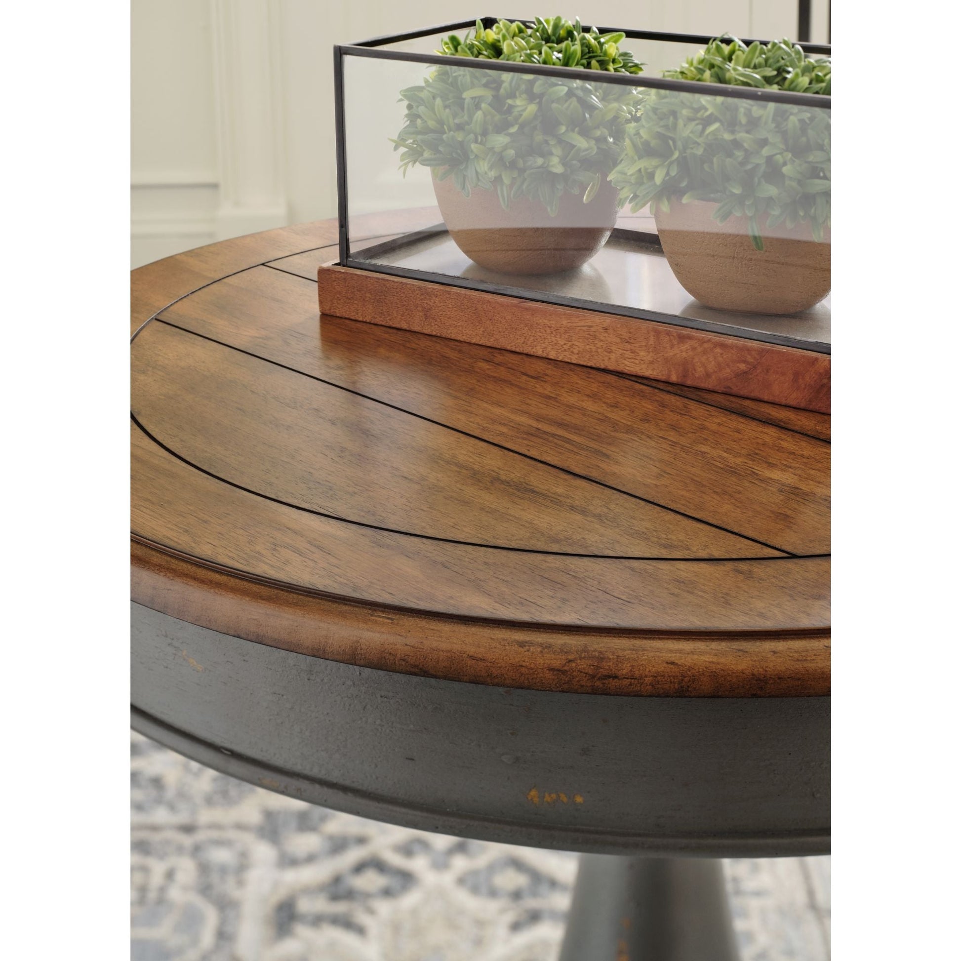 Mirimyn Accent Table - Gray/Brown