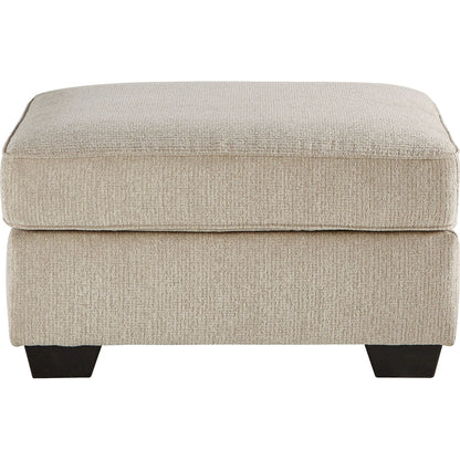 Decelle Oversized Accent Ottoman - Putty