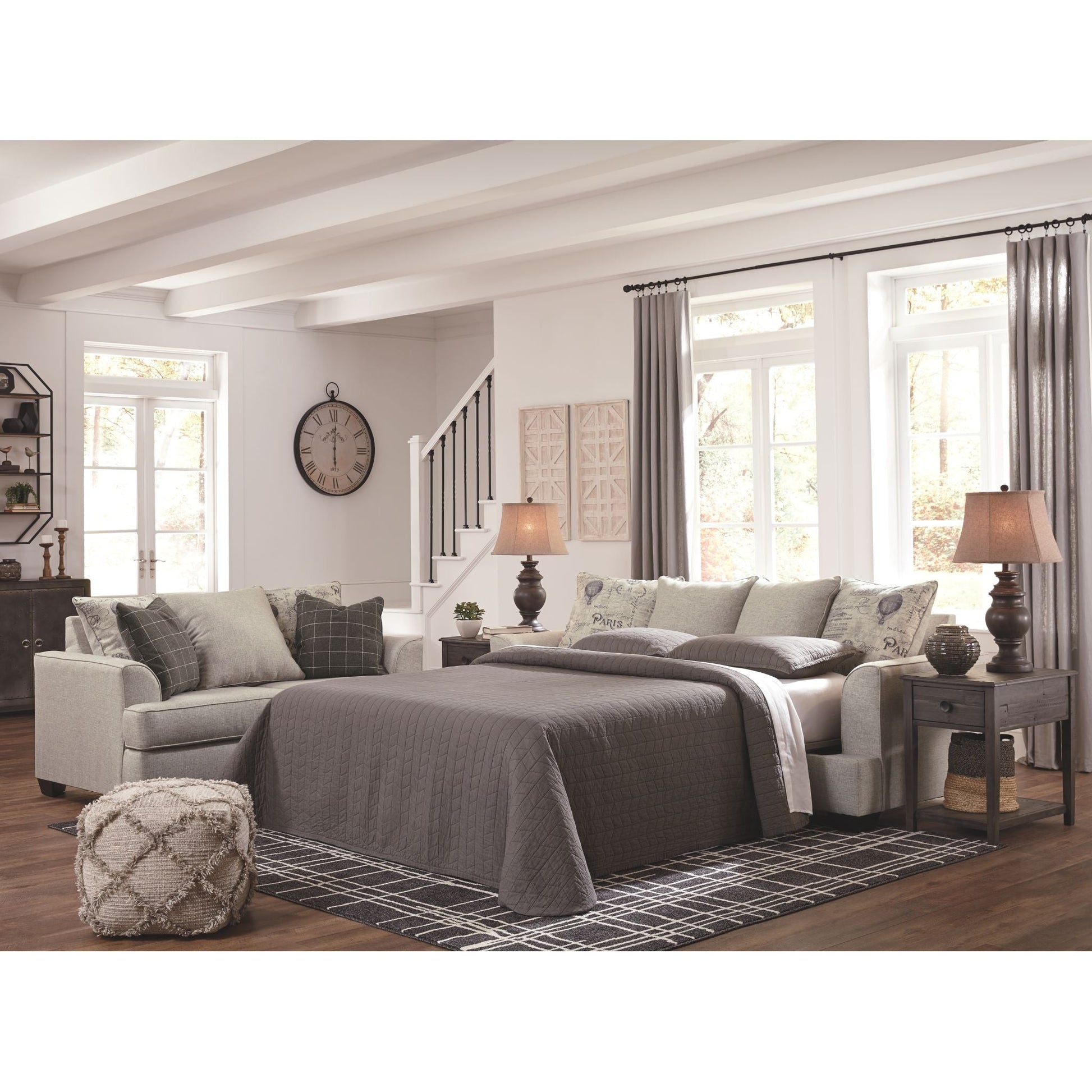 Velletri Queen Sleeper - Pewter