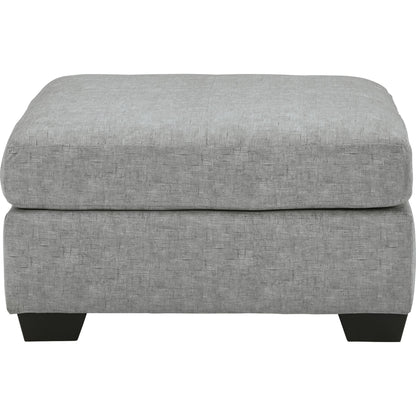 Falkirk Oversized Accent Ottoman - Steel