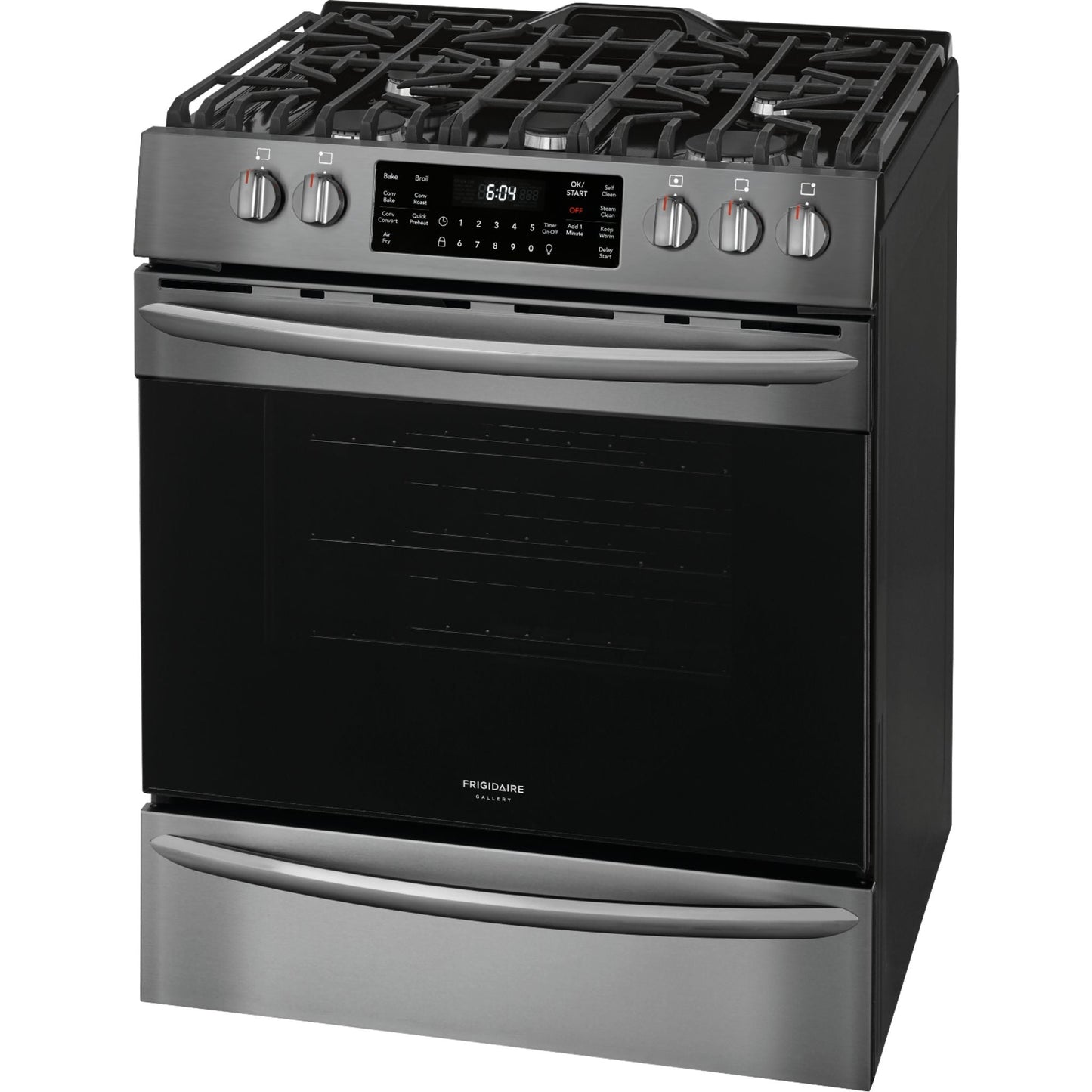 Frigidaire Gallery Gas Range (FGGH3047VD) - Black Stainless