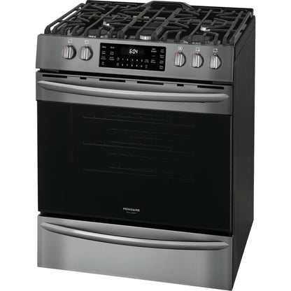 Frigidaire Gallery Gas Range (FGGH3047VD) - Black Stainless