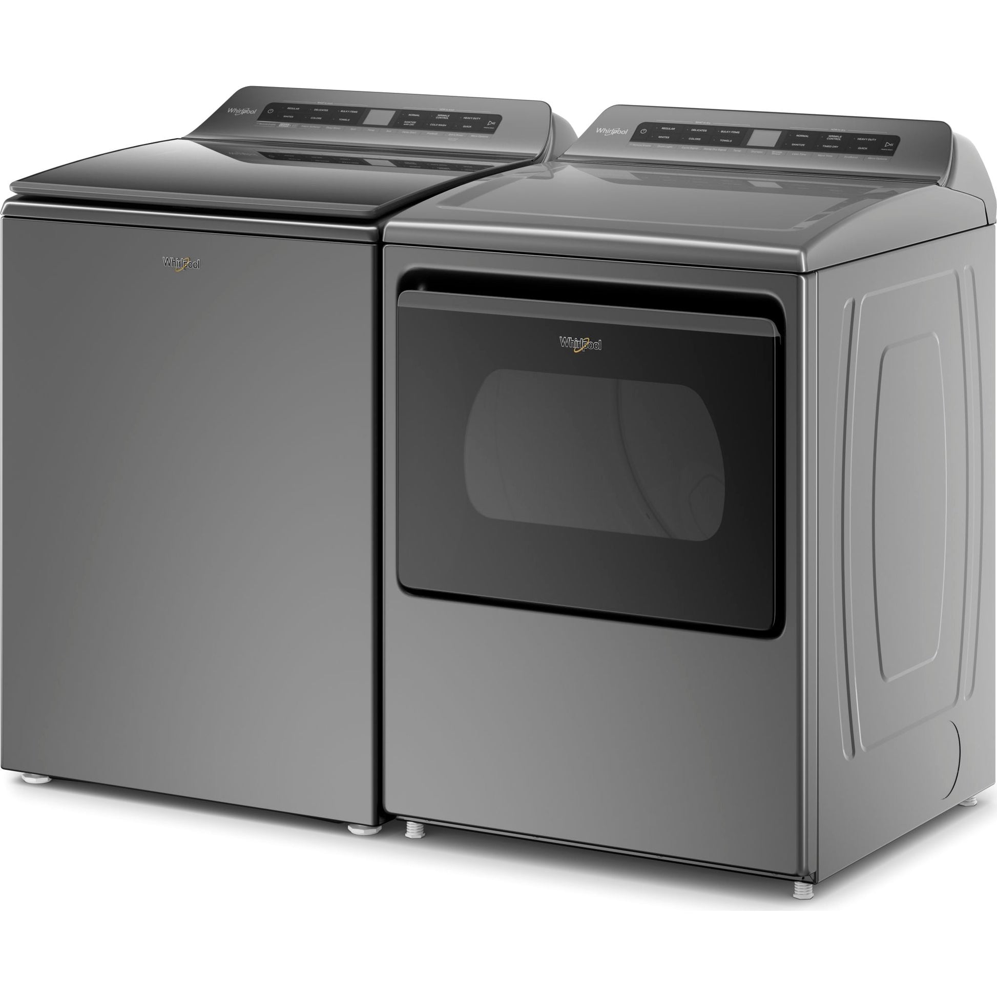 Whirlpool Top Load Pair (WHL1477388K) - Chrome Shadow