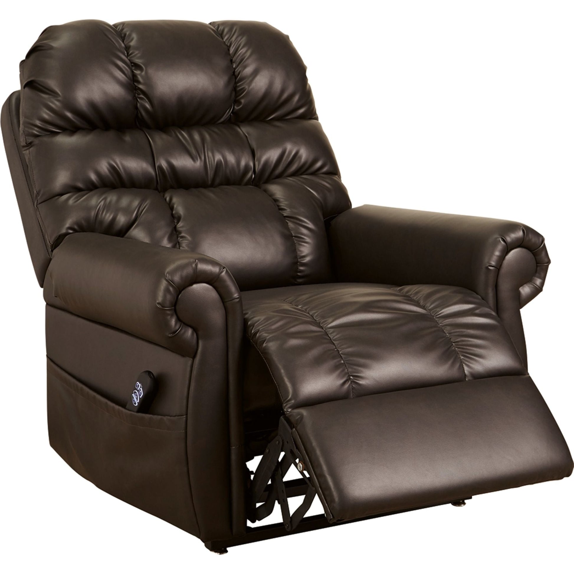 Mopton Power Lift Recliner - Chocolate