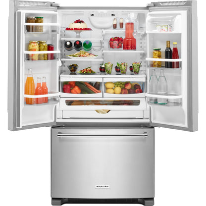 KitchenAid French Door Fridge (KRFF305ESS) - Stainless Steel