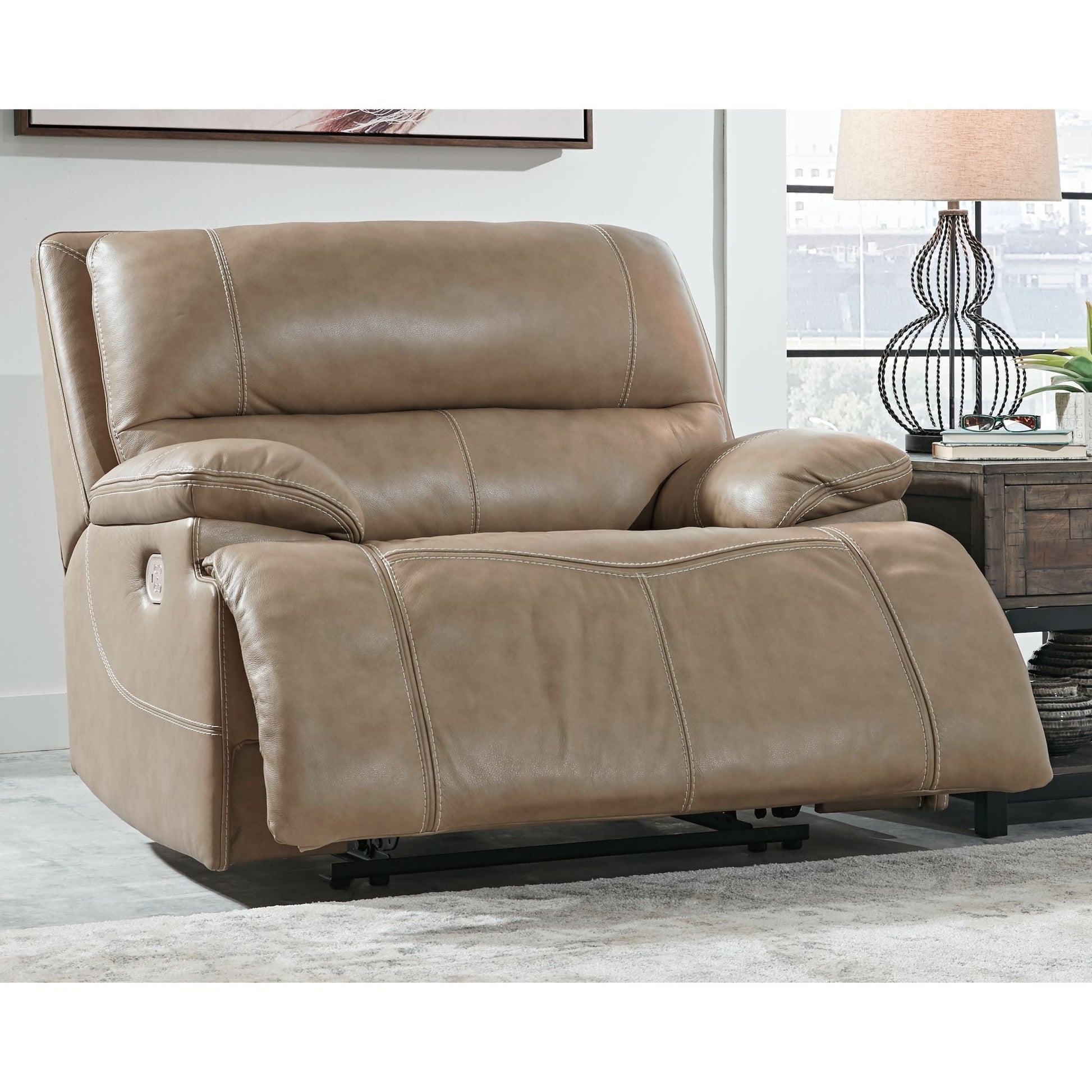 Ricmen Power Recliner - Putty