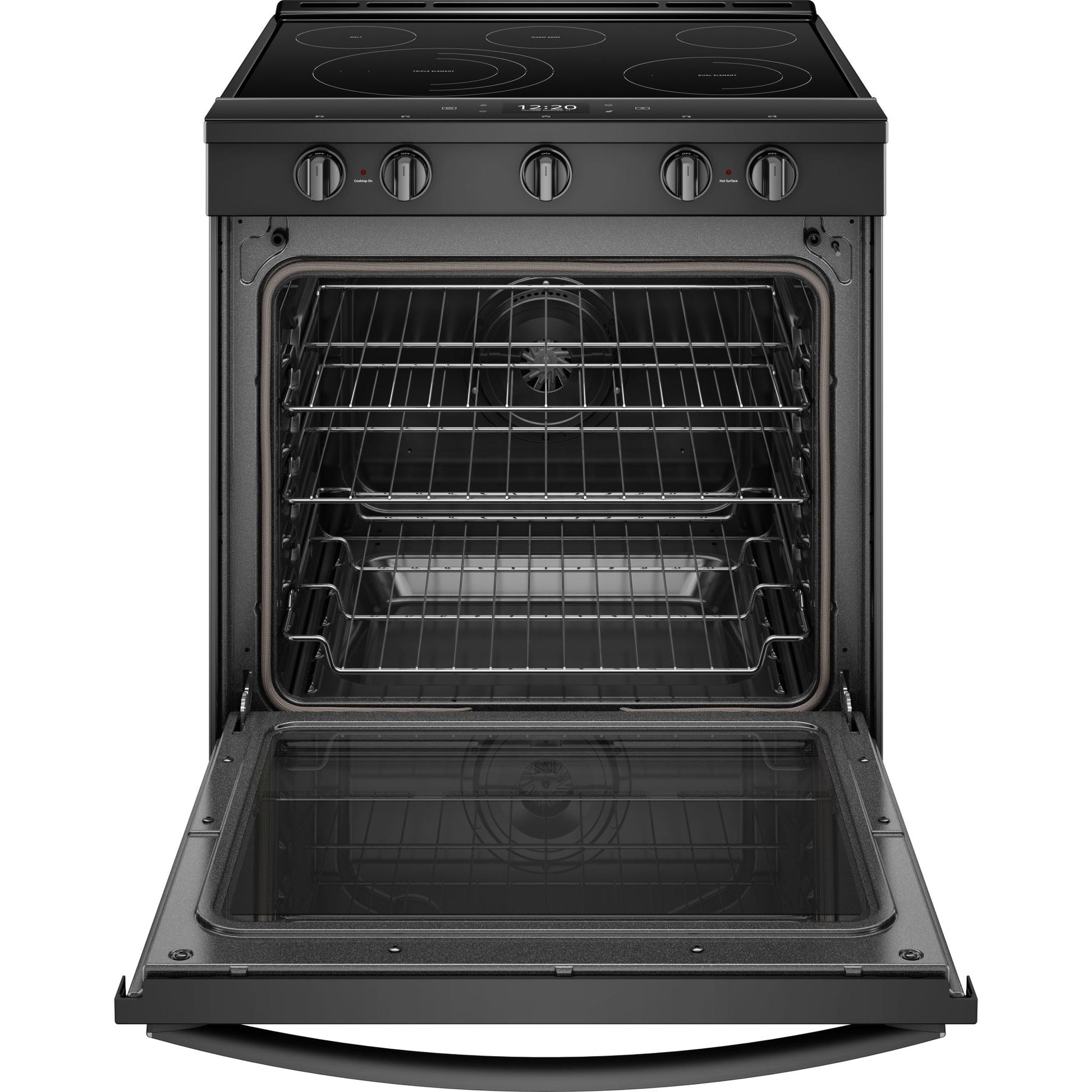 Whirlpool Front Control Range (YWEE750H0HB) - Black