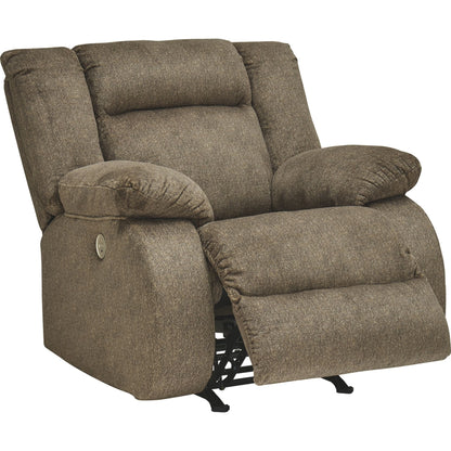 Burkner Power Rocker Recliner - Mocha