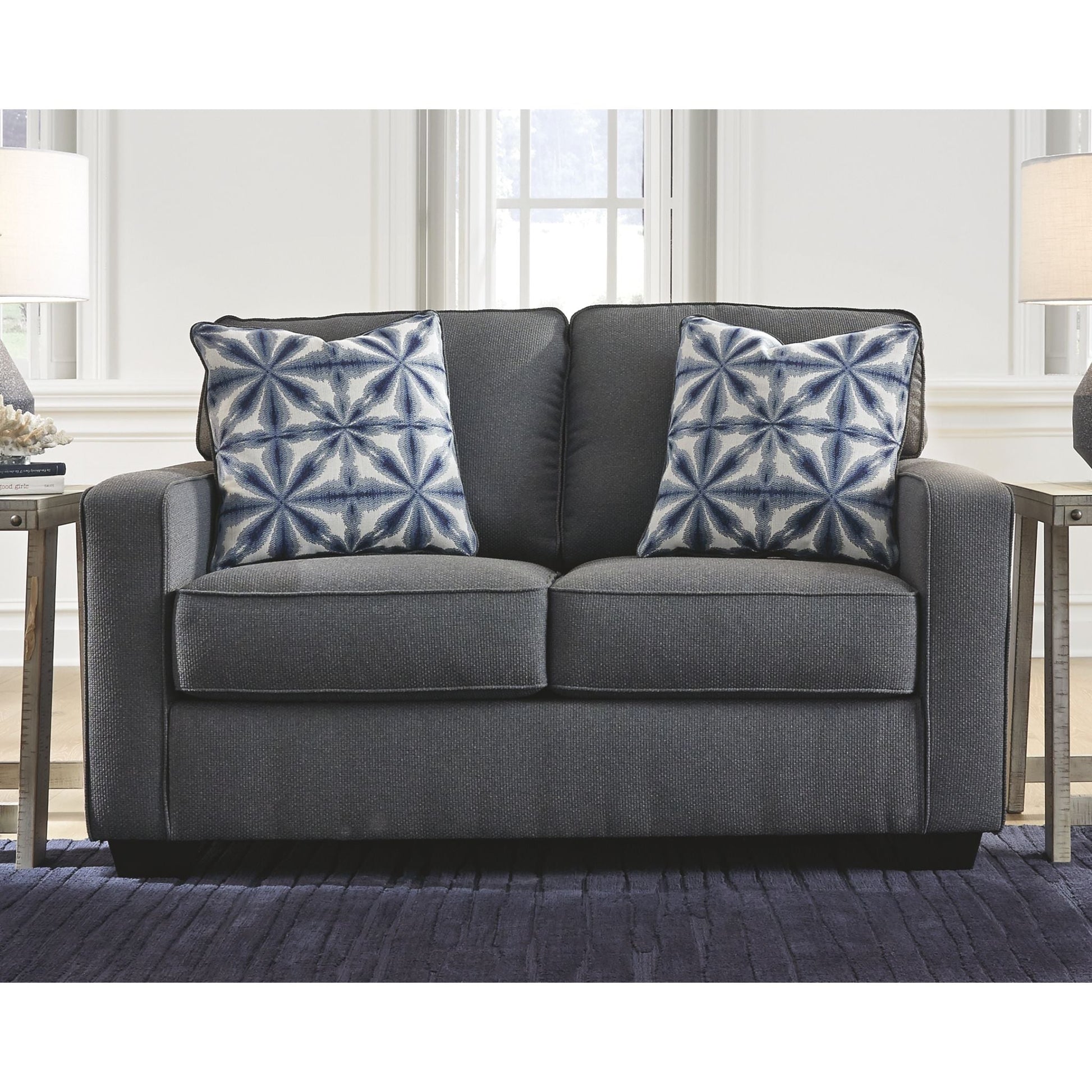 Kiessel Loveseat - Steel