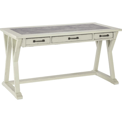 Jonileene Desk - White/Gray