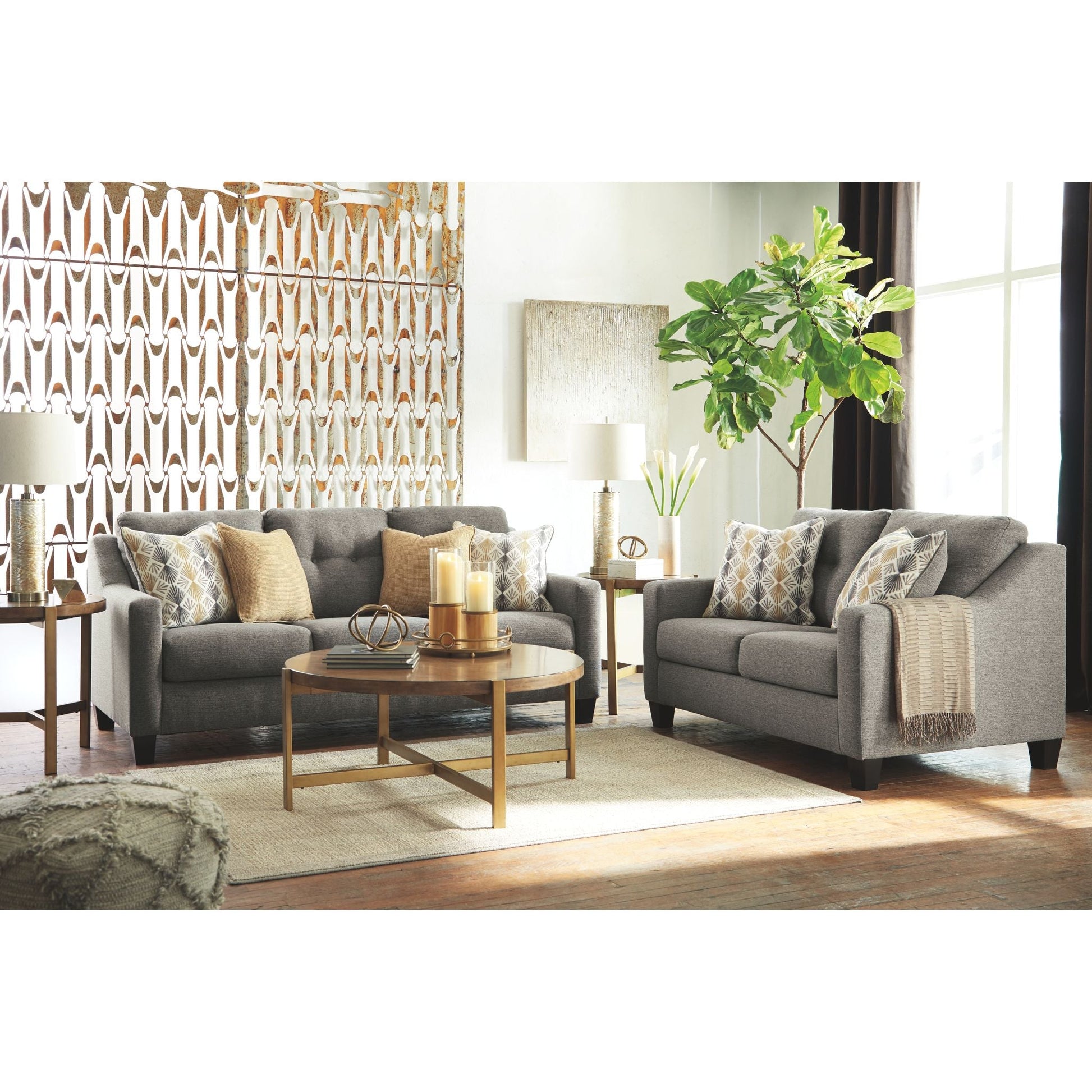 Daylon Loveseat - Graphite