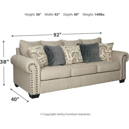 Zarina Sofa - Jute