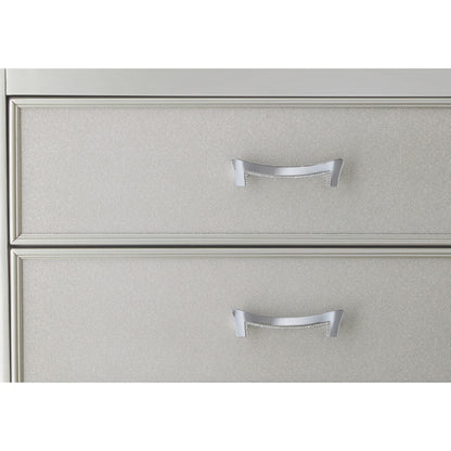 Coralayne Nightstand - Silver