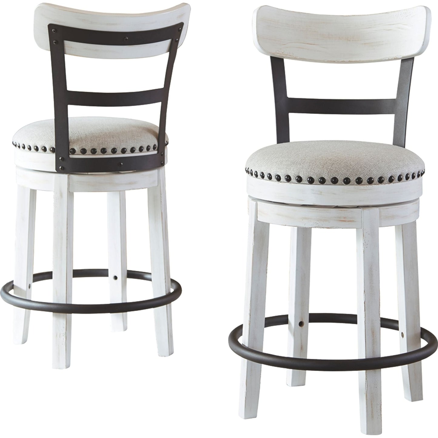 Valebeck Bar Stool - White - (D546-524)