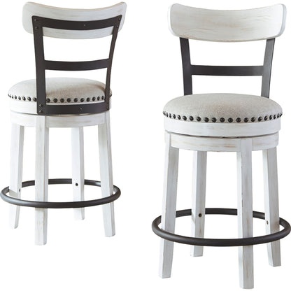 Valebeck Bar Stool - White - (D546-524)