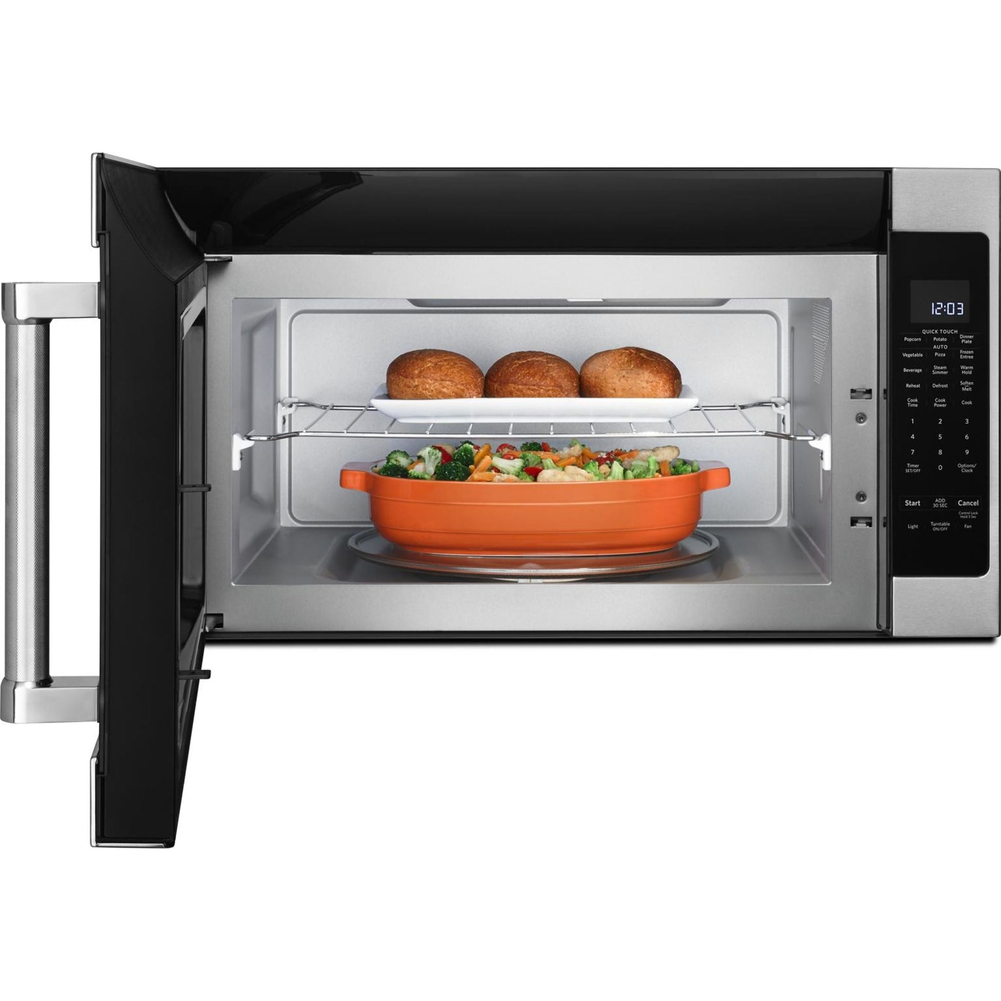 KitchenAid OTR Microwave (YKMHS120KPS) - Stainless