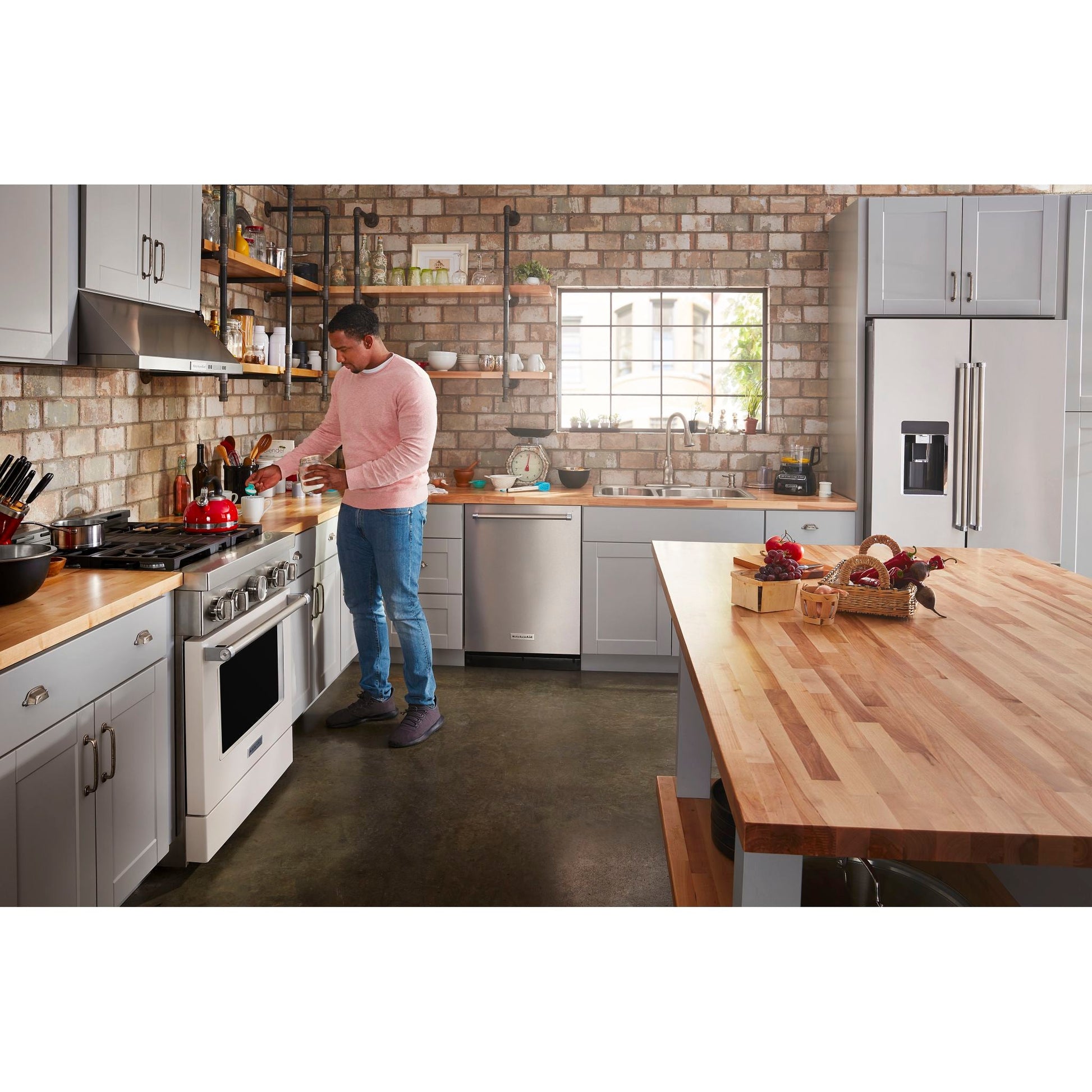 KitchenAid Gas Range (KFGC500JMH) - Milkshake