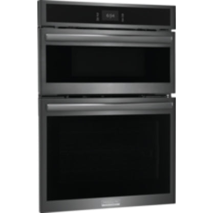 Frigidaire Gallery 30" Microwave/Wall Oven (GCWM3067AD) - Black Stainless, SmudgeProof