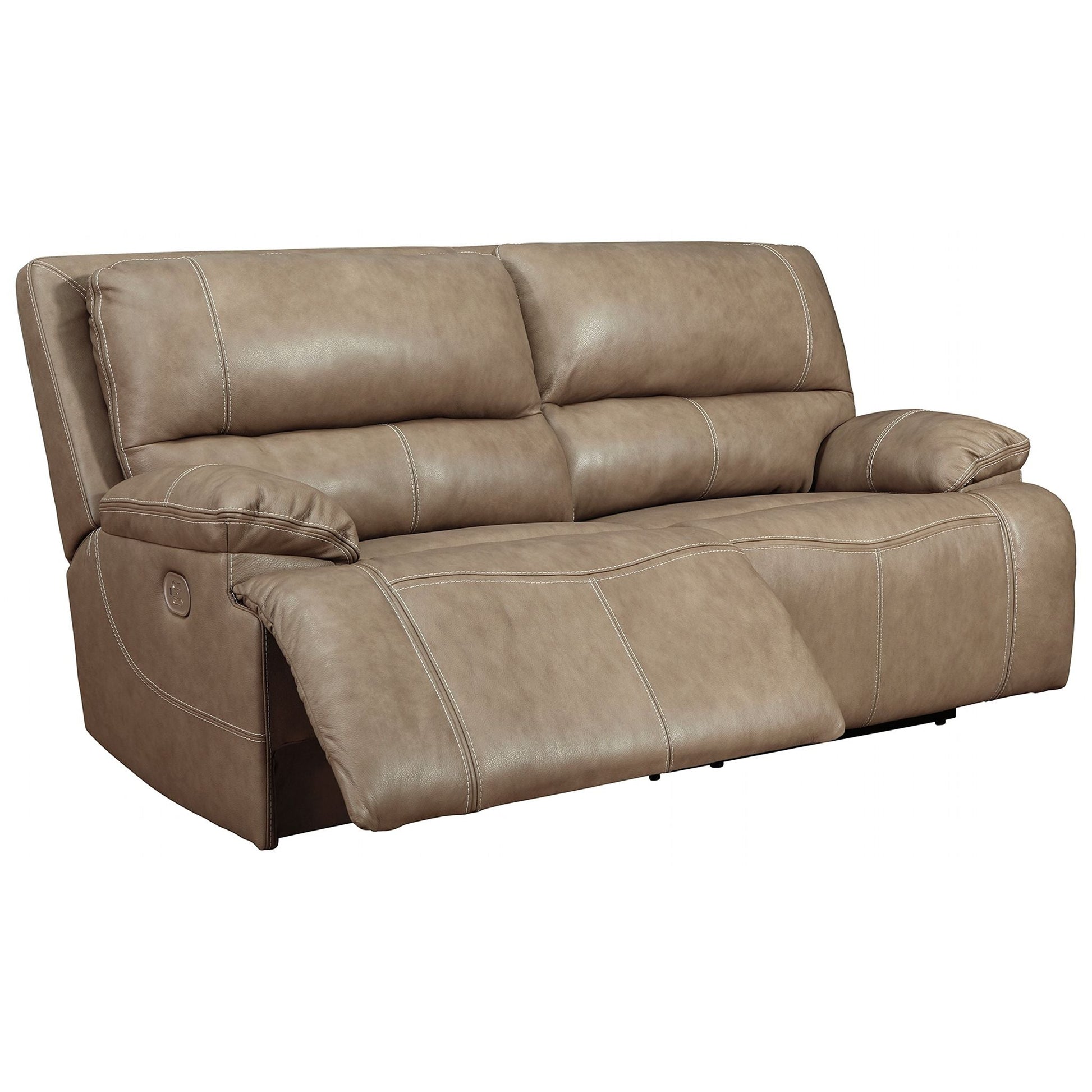 Ricmen Power Reclining Sofa With Power Headrest - Putty