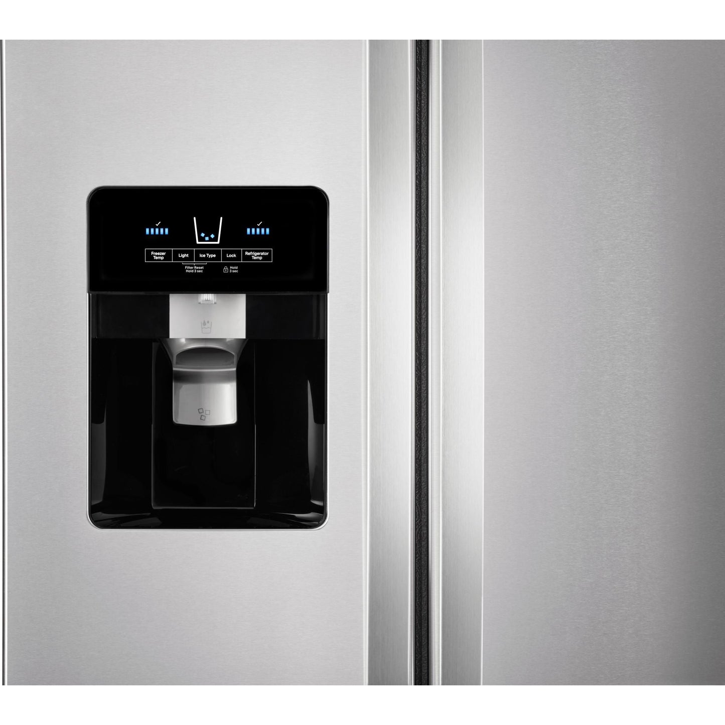 Whirlpool Side x Side Fridge (WRS321SDHZ) - Stainless Steel